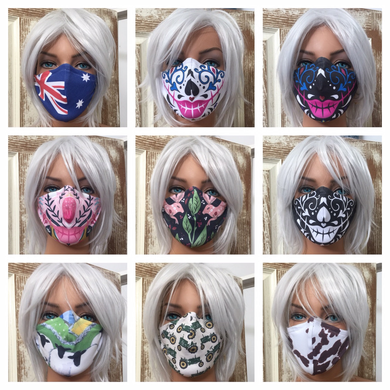 PrintedCottonFaceMask – Bush Beautique