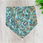 Turquoise epic floral Neckerchief