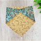 Turquoise epic floral Neckerchief