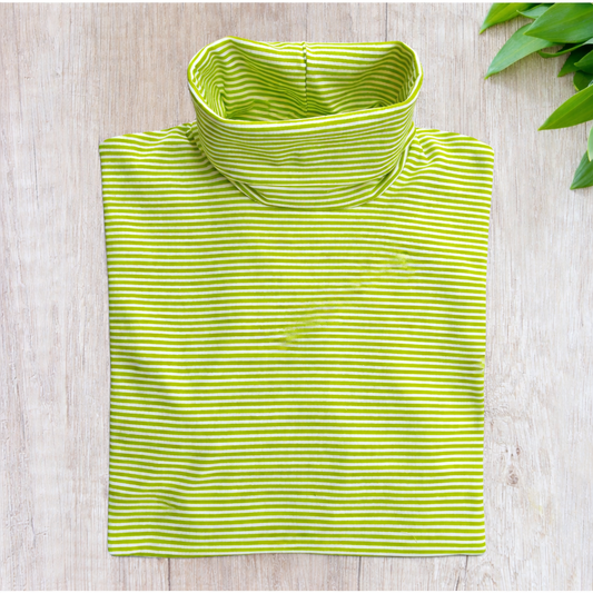 Lime stripe roll neck Skivvy