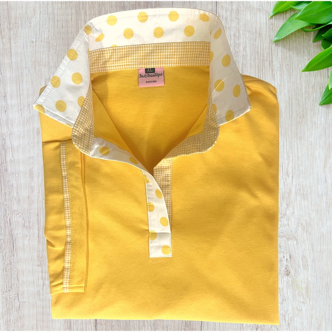 Buttercup Short Sleeve Polo Top