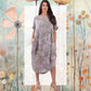 Tulip Style Antique Rose Linen Dress