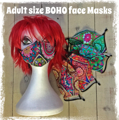 BOHO Face Masks 4 Pack