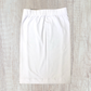 Cotton Lycra Tube Skirt White