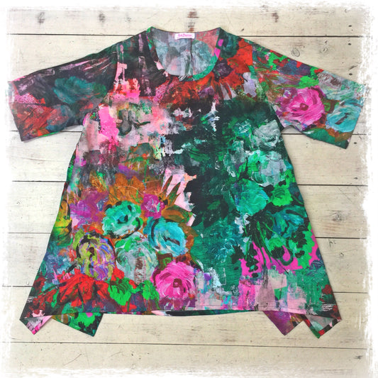 Fine cotton tunic top