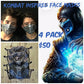 Kombat Face Masks 4 Pack