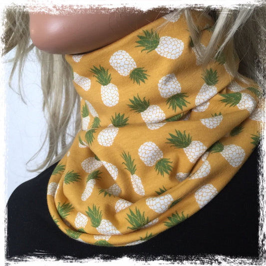 Mustard Pineapple Magic Skivvy Neck
