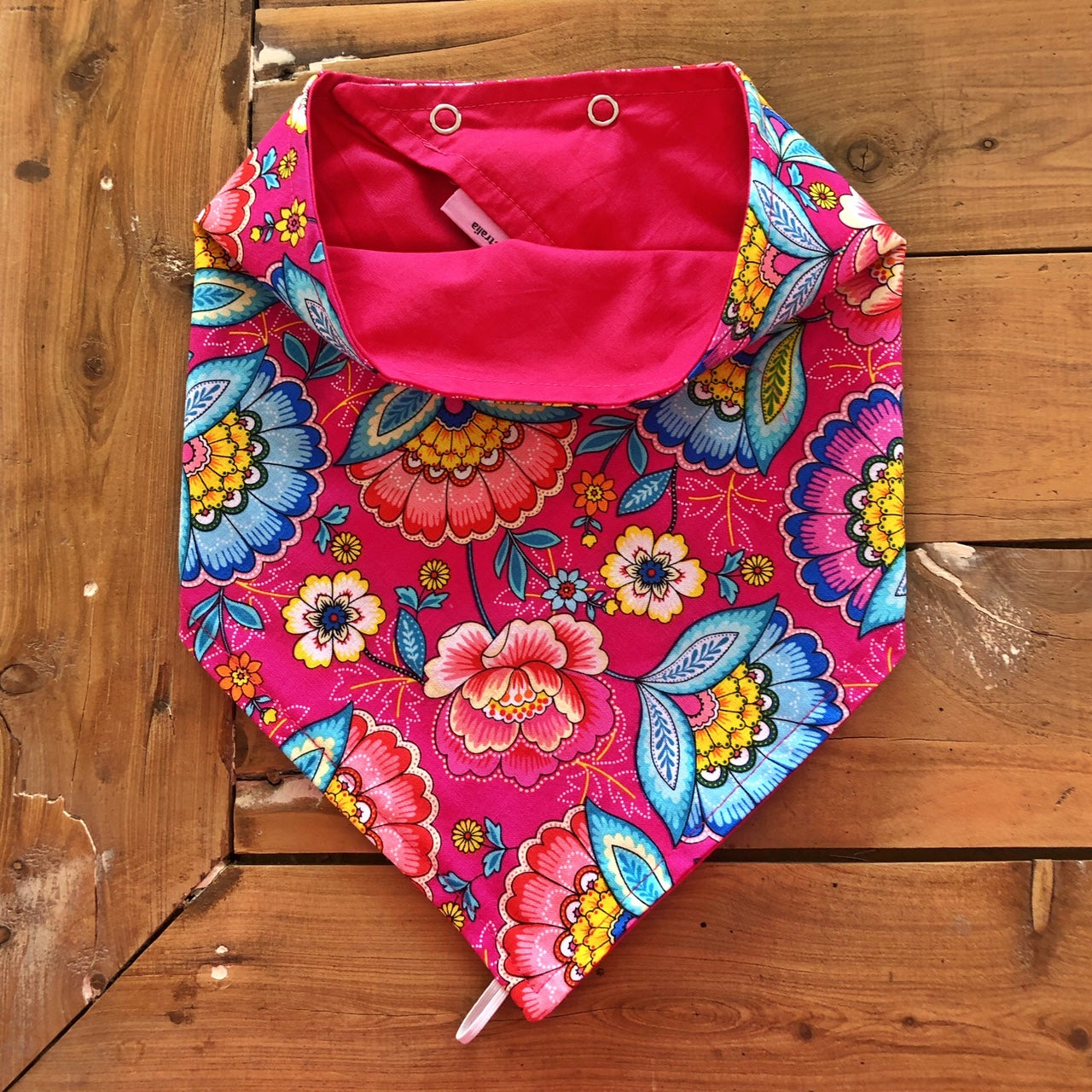 Neckerchief Pretty in Pink Flower